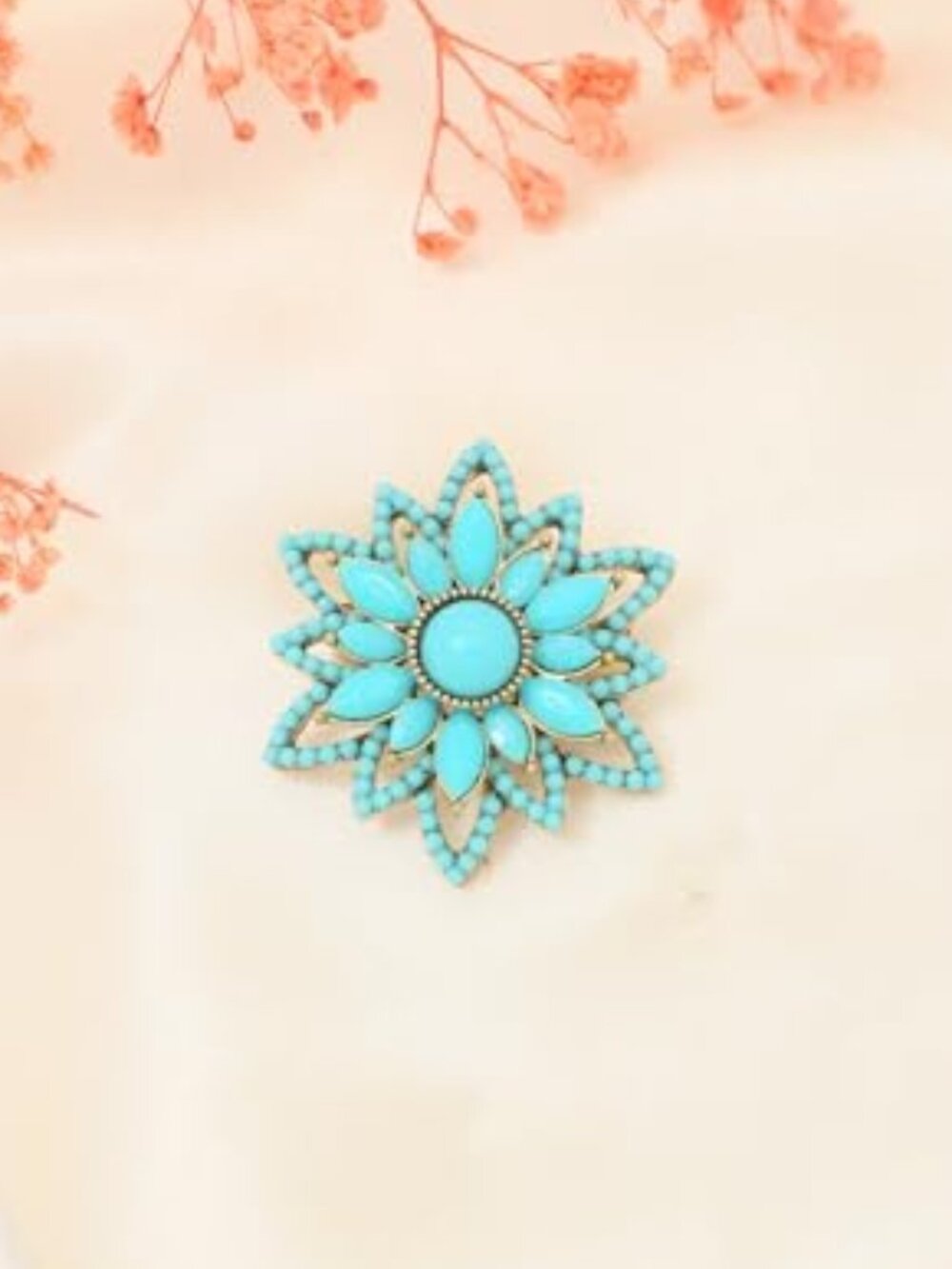 West Cowboy Oval Tear Drop‎ Brooch Pin for Women Retro Brooches Pins Classic